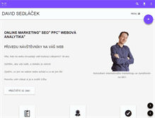 Tablet Screenshot of davidsedlacek.cz